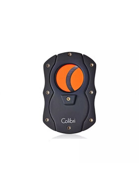 Colibri Cut Zigarrenschneider Schwarz/Orange 25 mm
