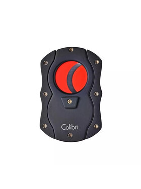 Colibri Cut schwarz-rot Zigarrenschneider mit silikonbeschichteten Klingen