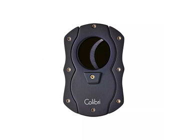 Colibri Cut schwarz Zigarrenschneider mit silikonbeschichteten Klingen