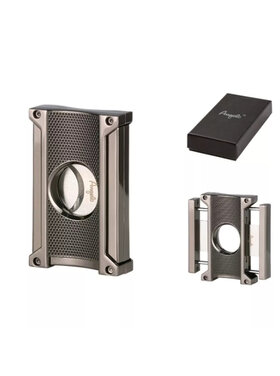 Angelo Zigarrenschneider mit doppelter Klinge - Anthrazit