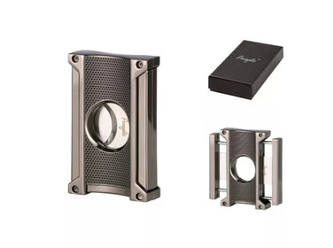 Angelo Zigarrenschneider mit doppelter Klinge - Anthrazit