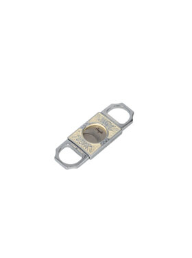 Angelo Zigarrenschneider Creme mit Blattmuster 23 mm