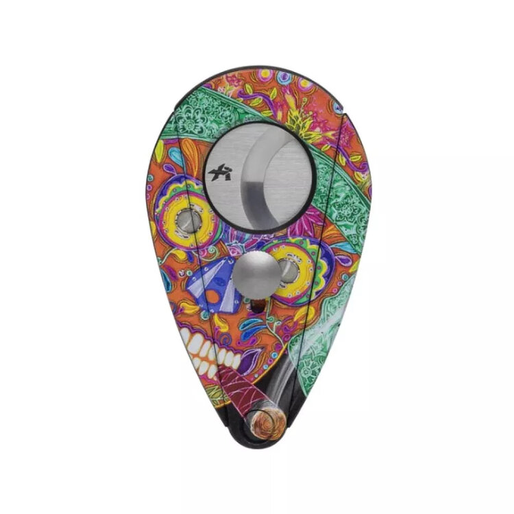 Xikar Xi2 Calavera, tropfenförmiger Zigarrenschneider mit doppelter Klinge