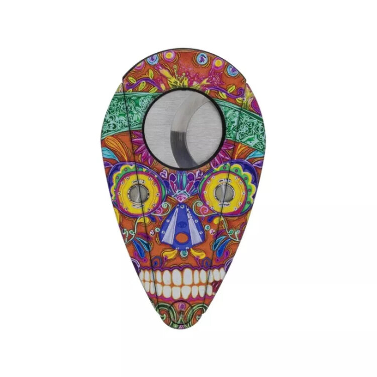 Xikar Xi2 Calavera, tropfenförmiger Zigarrenschneider mit doppelter Klinge