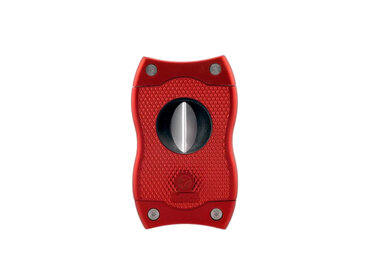 Colibri "SV-Cut" Zigarrenschneider mit Doppelklinge und Keil 23/27mm - Rot