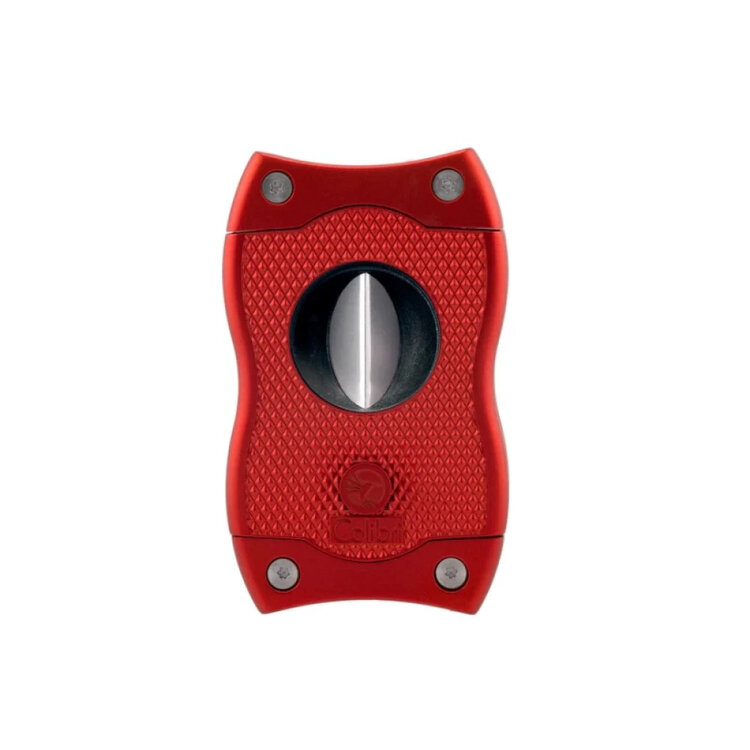 Colibri  "SV-Cut" Zigarrenschneider mit Doppelklinge und Keil 23/27mm - Rot