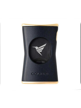 Colibri Slim Cut Zigarrenschneider Schwarz/Gold