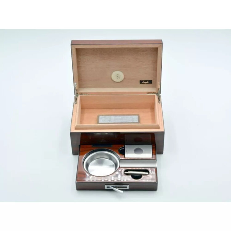 Angelo  Elegante Zigarrenkiste 10 Fäden Zigarrenholz Humidor