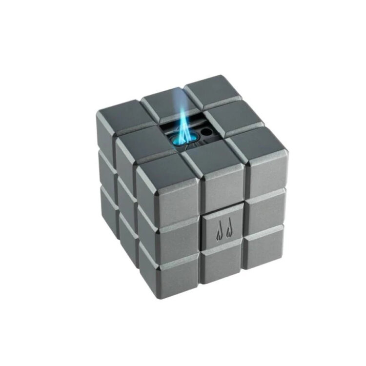 Colibri Charcoal Charcoal Double Stick Flame Tisch Zigarettenanzünder - graue Farbe