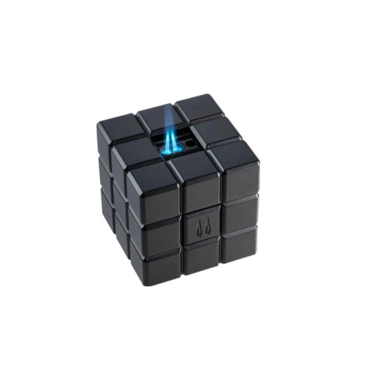 Colibri  Heritage Black Double Stick Flame Tisch Zigarettenanzünder - Schwarz