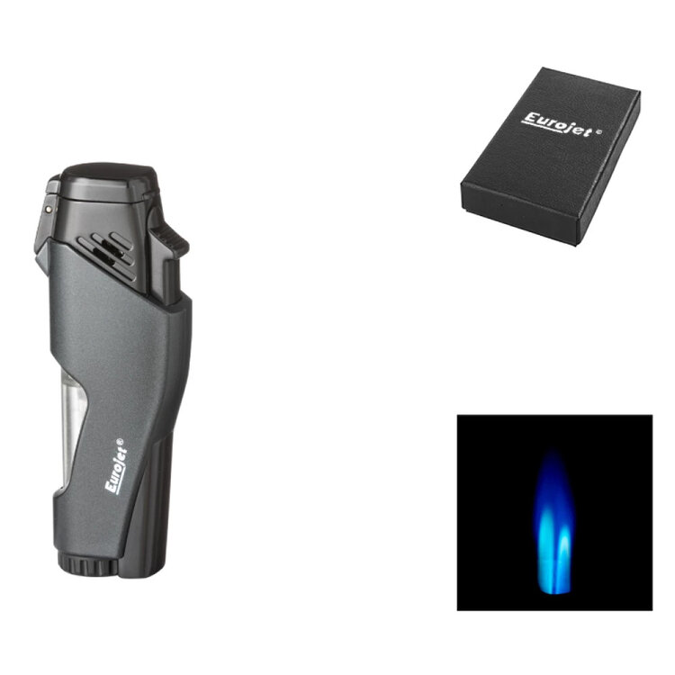 Eurojet  Filterflammenfeuerzeug, mattschwarz