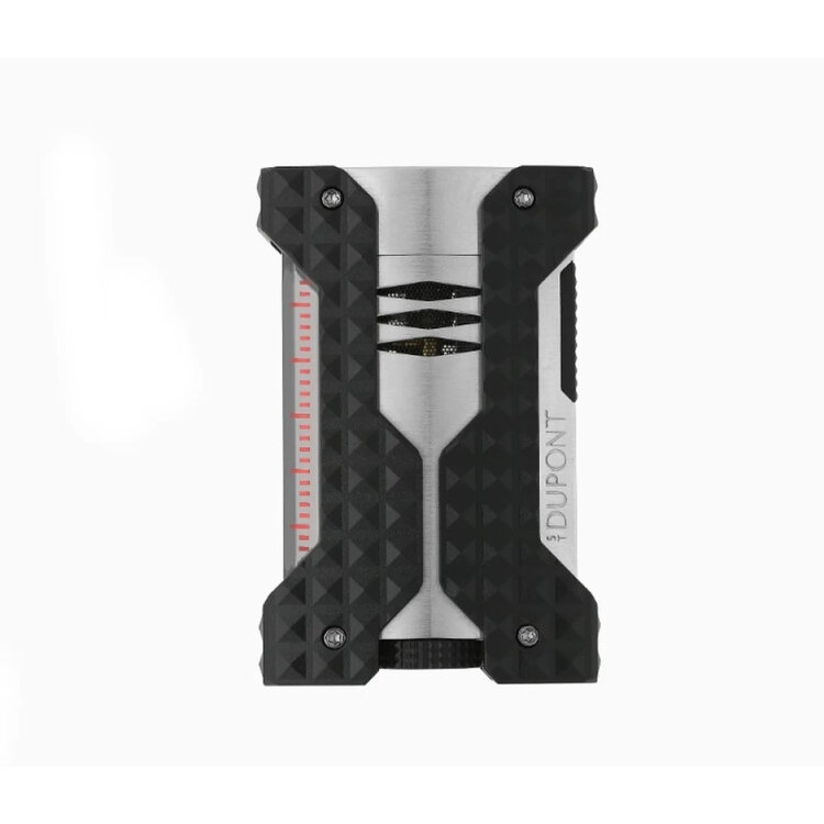 S.T. Dupont  Winddichter Zigarrenanzünder aus gebürstetem Chrom