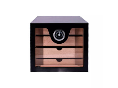 Angelo Glastür Zedernholz Humidorschrank für ca. 80 Zigarren