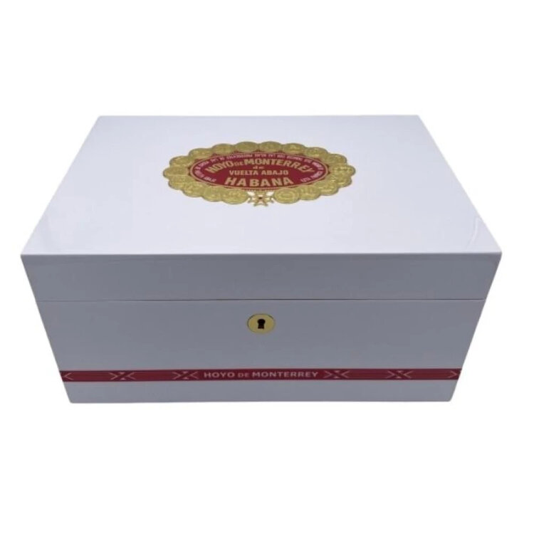 Hoyo De Monterrey weißer Humidor - für ca. 50 Zigarren