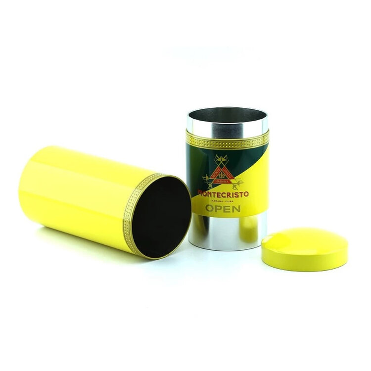 Montecristo Aluminium Zigarren-Aufbewahrungsbox - Zylindrisch