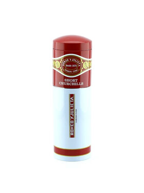 Romeo y Julieta Aluminium Zigarren-Aufbewahrungsbox - Zylindrisch