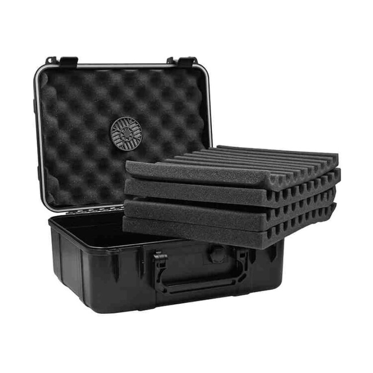 Travel Humidor Zigarrenaufbewahrung mit Luftbefeuchter - Für 40 Zigarren