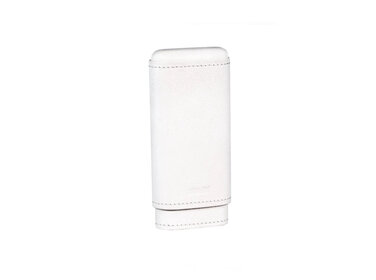 Adorini Etui Leder Weiss hartwandig für 2–3 Zigarren
