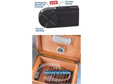 Xikar Humidor-Ventilator HumiFan batteriebetrieben