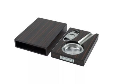 Graziani Zigarrenset mit Aschenbecher und Zigarrenschneider