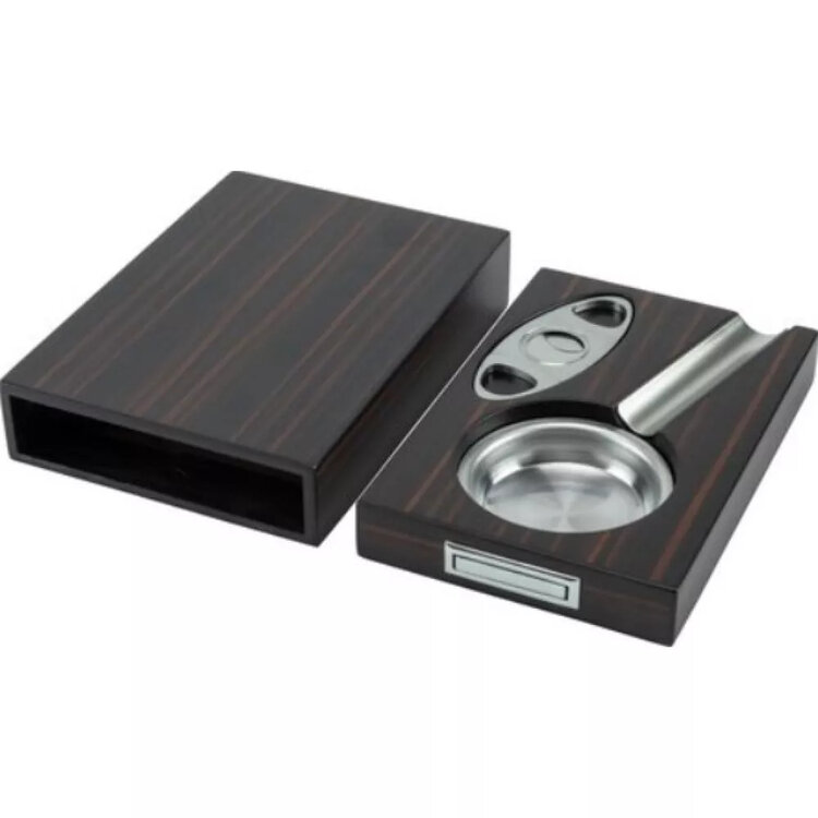 Graziani Zigarrenset mit Aschenbecher und Zigarrenschneider