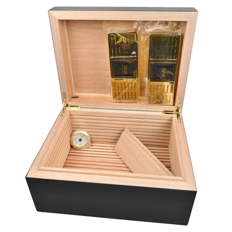 Angelo Humidor für 60-70 Zigarren schwarz