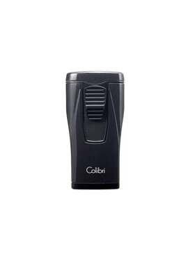 Colibri Monaco Feuerzeug Schwarz metallic mit 3-fach Jet