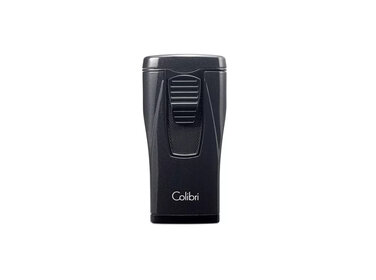 Colibri Monaco Feuerzeug Schwarz metallic mit 3-fach Jet