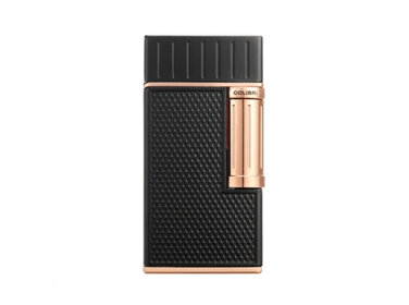 Colibri  Feuerzeug Julius Schwarz/Roségold mit Doppel-Softflamme