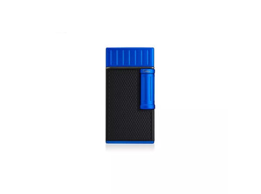 Colibri  Feuerzeug Julius Blue Schwarz/Blau mit doppelseitiger Flamme