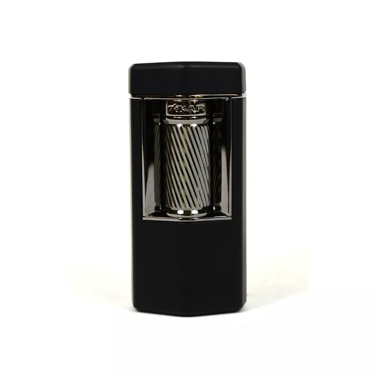 Xikar  Meridian Matte Black - Gunmetal Soft Flame Zigarrenanzünder