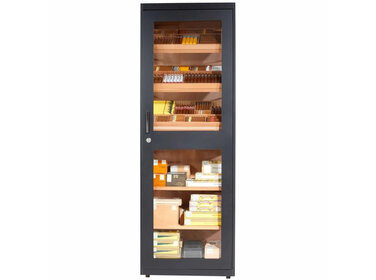 Adorini Capri Deluxe Humidorschrank schwarz