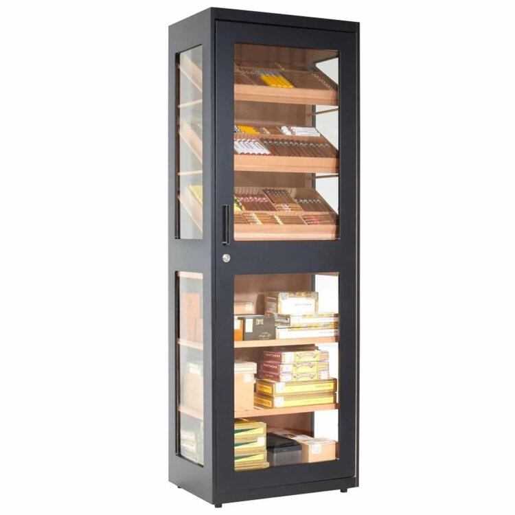 Adorini Capri Deluxe Humidorschrank schwarz