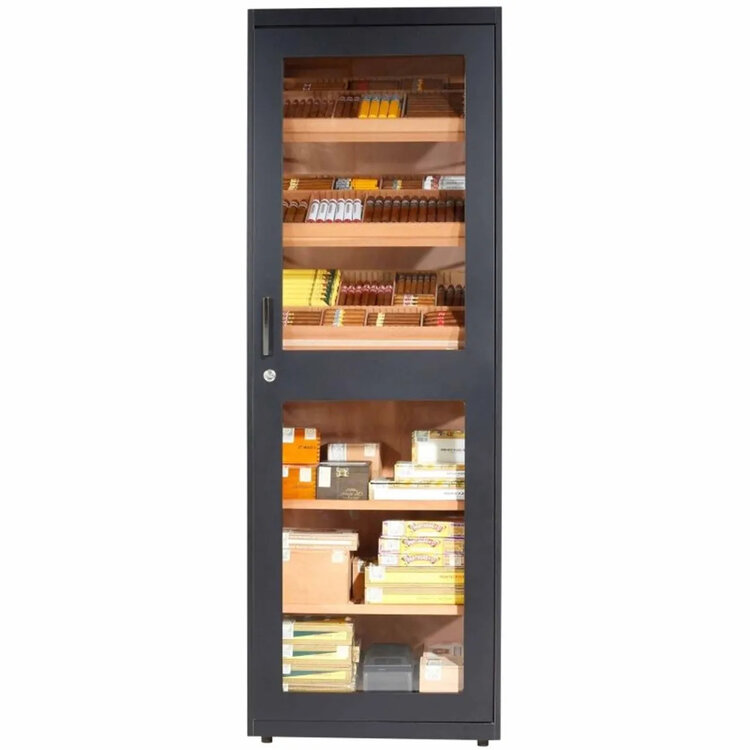 Adorini Capri Deluxe Humidorschrank schwarz