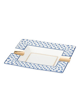 Angelo Keramik Zigarrenaschenbecher verziert  für 2 Zigarren