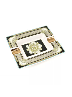 Angelo Aschenbecher mit griechischen und floralen Motiven