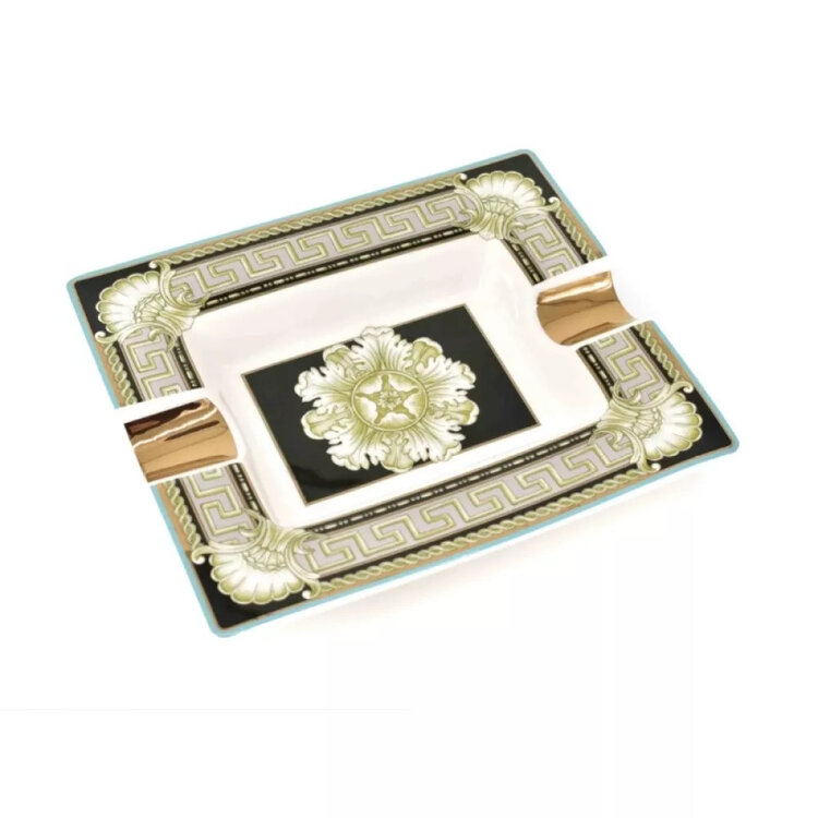 Angelo  Aschenbecher mit griechischen und floralen Motiven