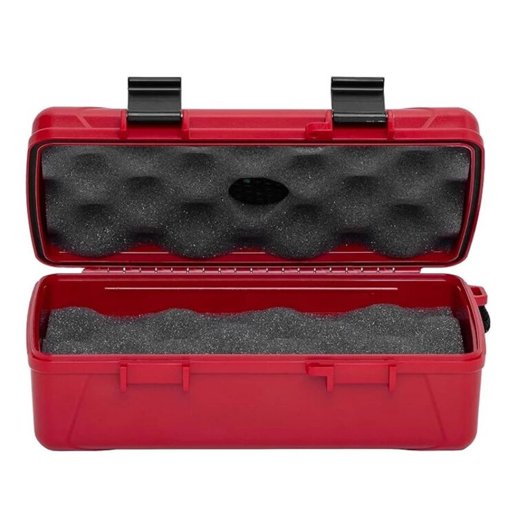 Xikar  Medium Reisehumidor für 10 Zigarren - Farbe Rot