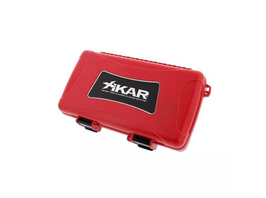 Xikar Travel Humidor für 5 Zigarren - Rot