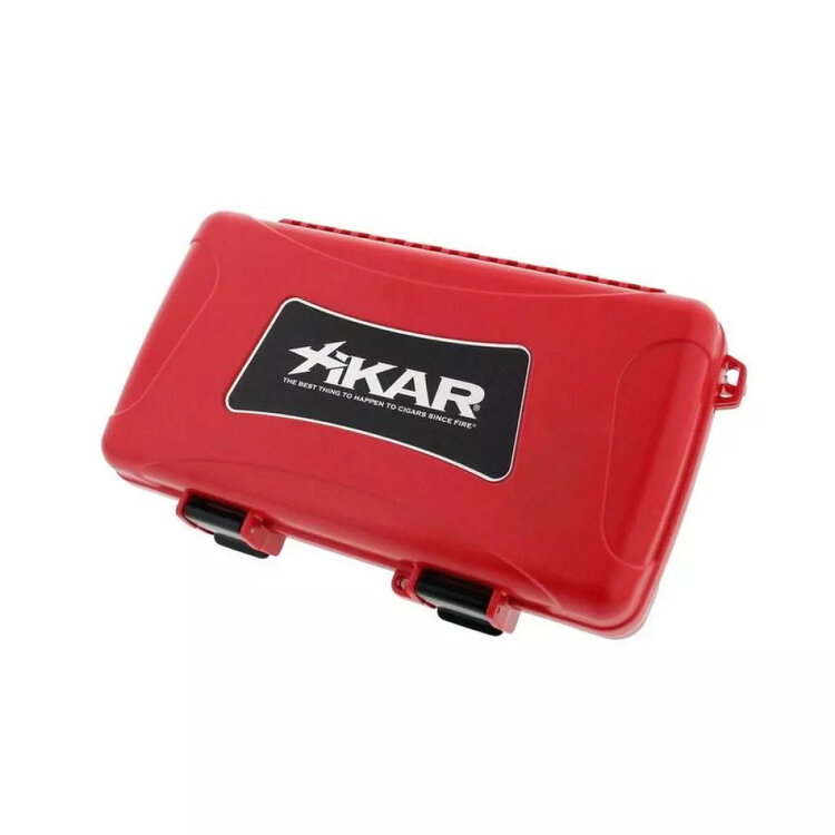 Xikar Travel Humidor für 5 Zigarren - Rot
