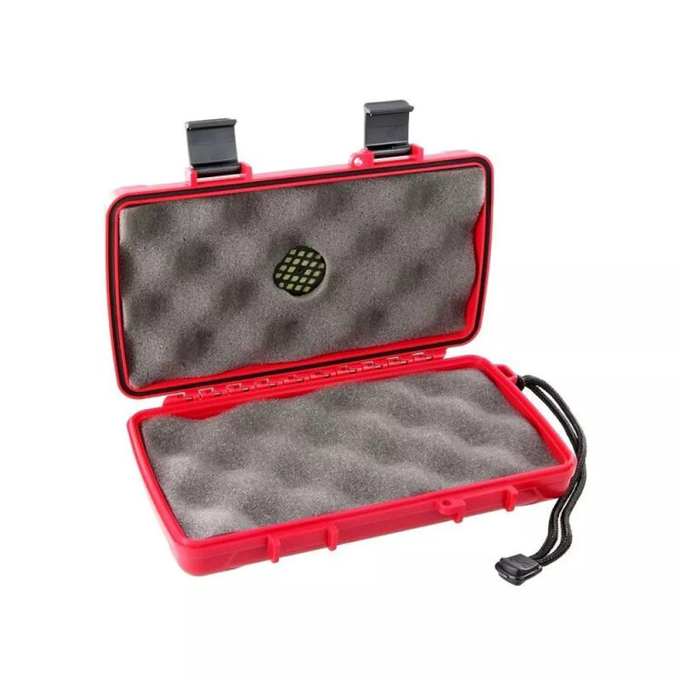 Xikar Travel Humidor für 5 Zigarren - Rot