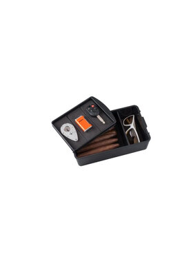 Xikar Cigar Locker Medium Travel Humidor für 10 Zigarren - Schwarz