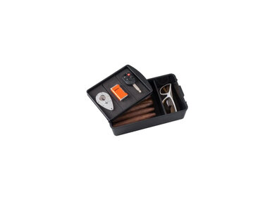 Xikar Cigar Locker Medium Travel Humidor für 10 Zigarren - Schwarz