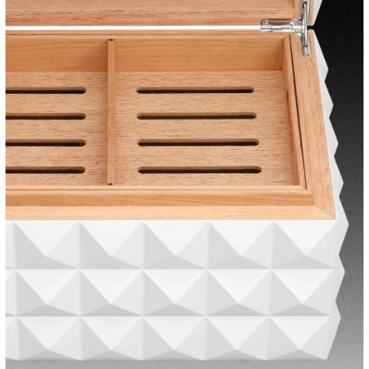 Colibri Grand Quasar Weißer Humidor für ca. 170 Zigarren  weiß