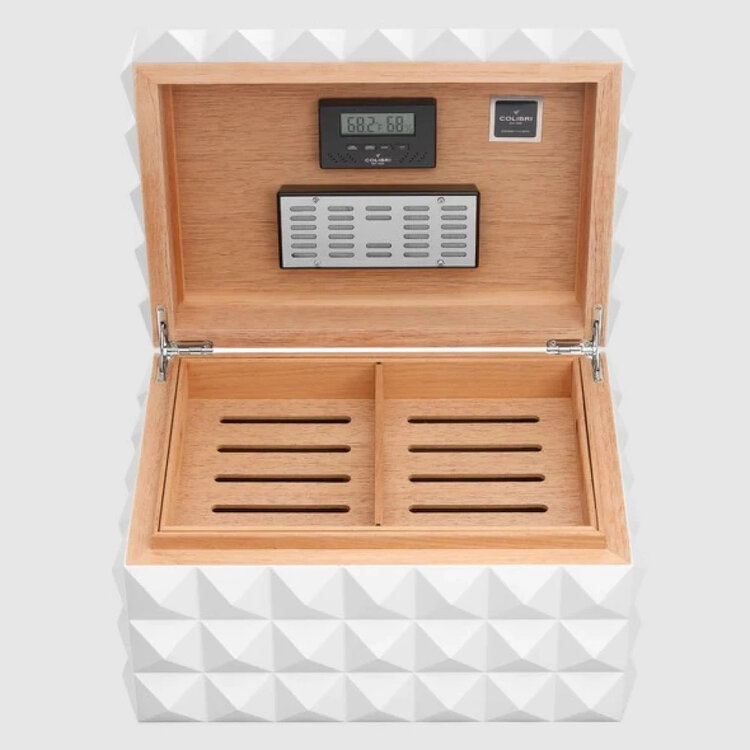 Colibri Grand Quasar Weißer Humidor für ca. 170 Zigarren  weiß