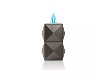 Colibri Quasar Tischfeuerzeug Gunmetal mit 3-fach Jet