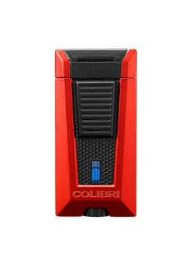 Colibri Stealth Feuerzeug Rot/Schwarz mit 3-fach Jet