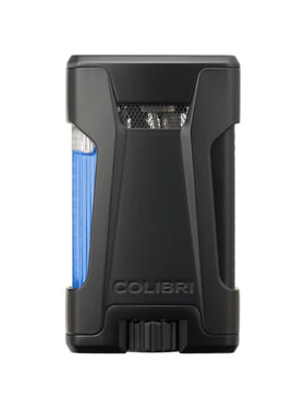 Colibri Rebel Feuerzeug Schwarz mit Doppel-Jet