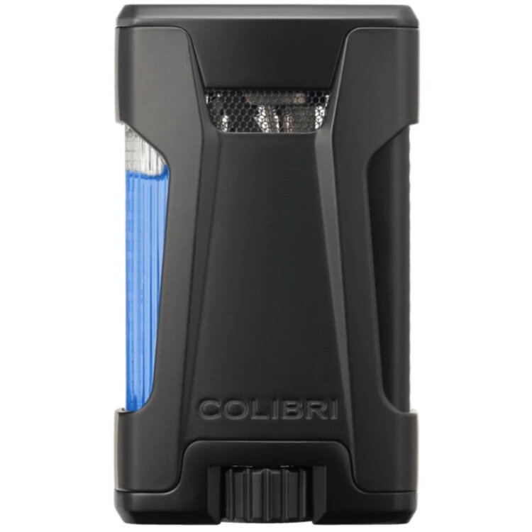 Colibri  Rebel, Double Jet Flame Burning Zigarettenanzünder - Schwarz