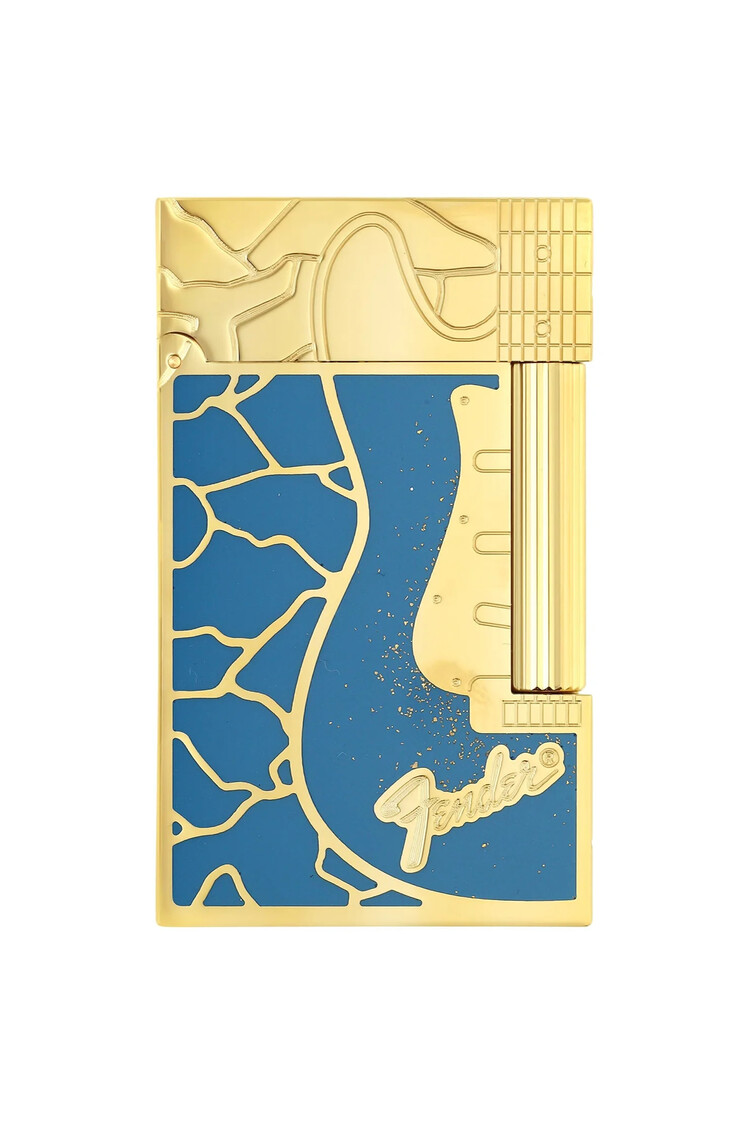 S.T. Dupont  FENDER C16026CL - Feuerzeug Ligne 2 Fender Blau